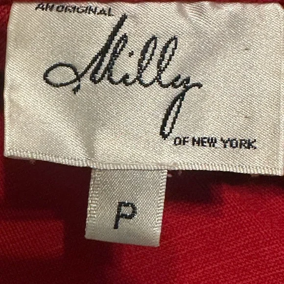 Vintage Milly of New York Red Dress with Gold Chain Accent - Picture 8 of 8